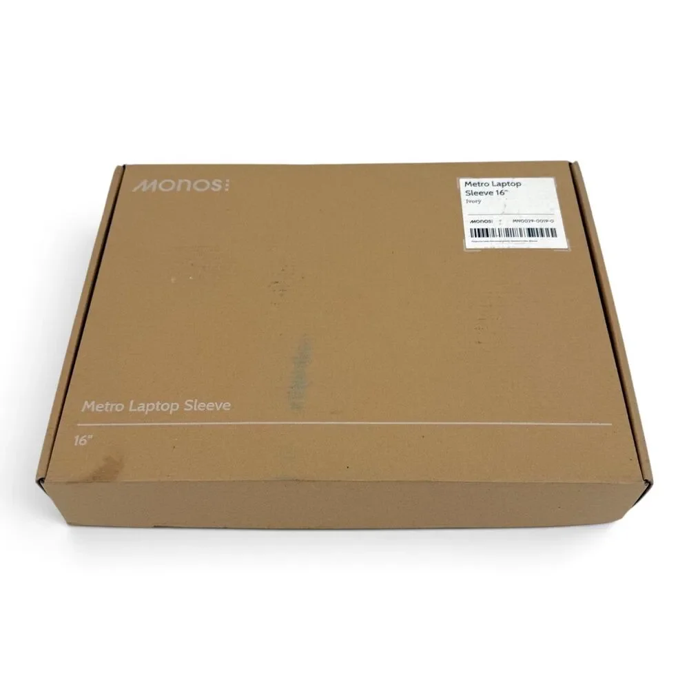NEW Monos Metro Laptop Sleeve 16 Inch Ivory
